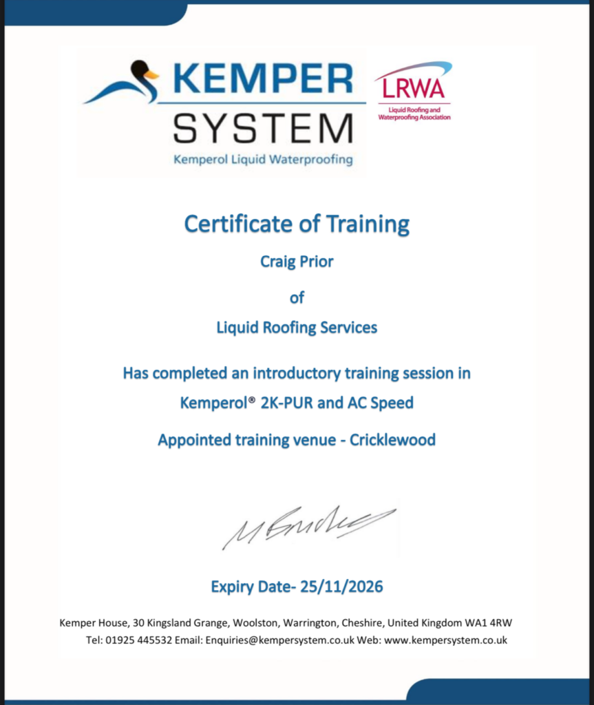 Kemperol Certification